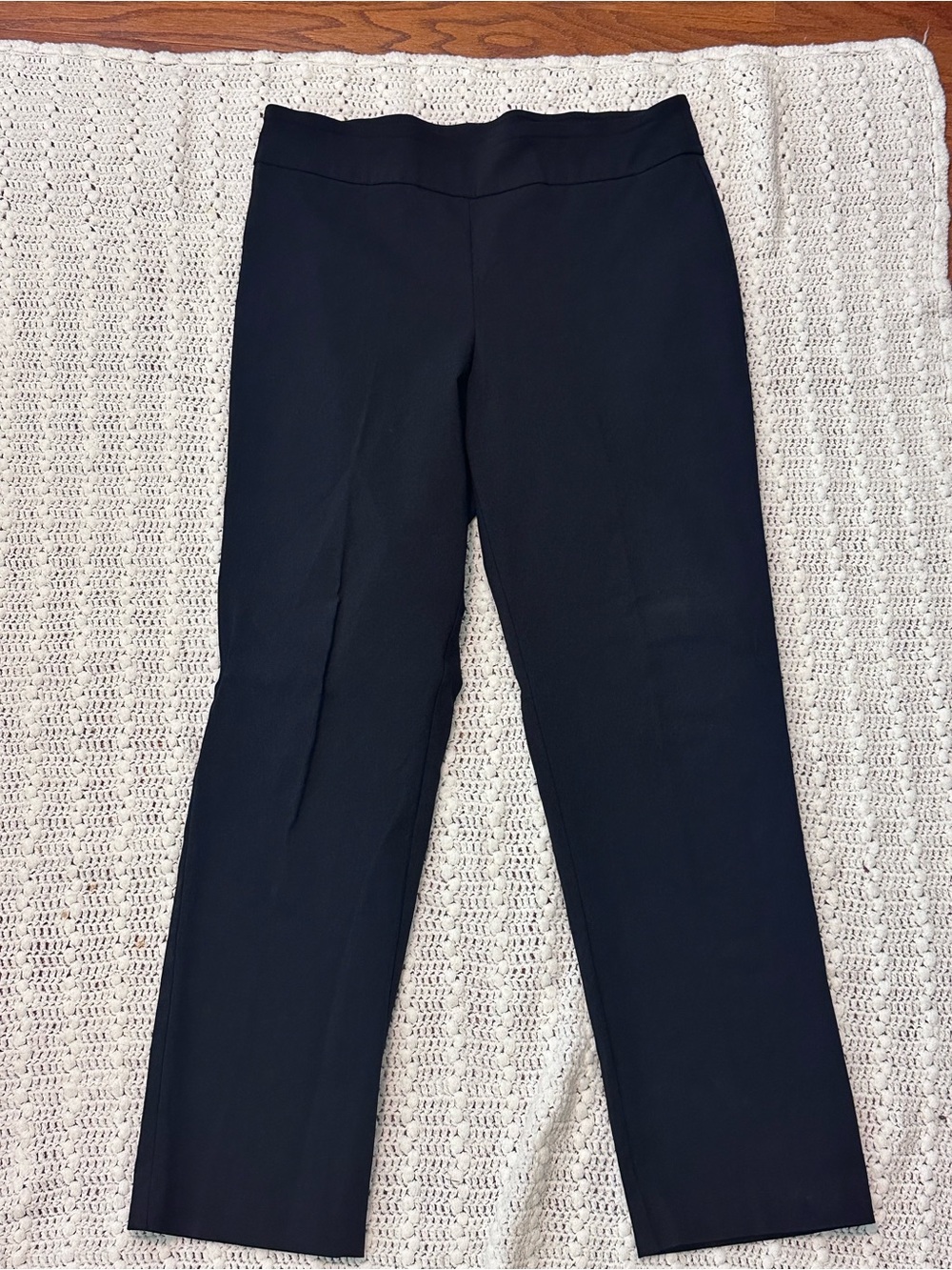 Classic Women's Navy Straight-Leg Dress Pants